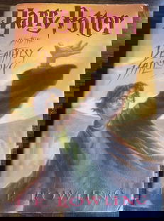 Harry Potter and the Deathly Hallows J.K. Rowling 1st/1st 2007 RARE Page Error: “Harry Potter and the Deathly Hallows" by J.K. Rowling, Illustrated by Mary GrandPre. Hardcover with dust jacket. Stated first edition. First edition/ first printing. Printed in 2007, Scholastic Pre