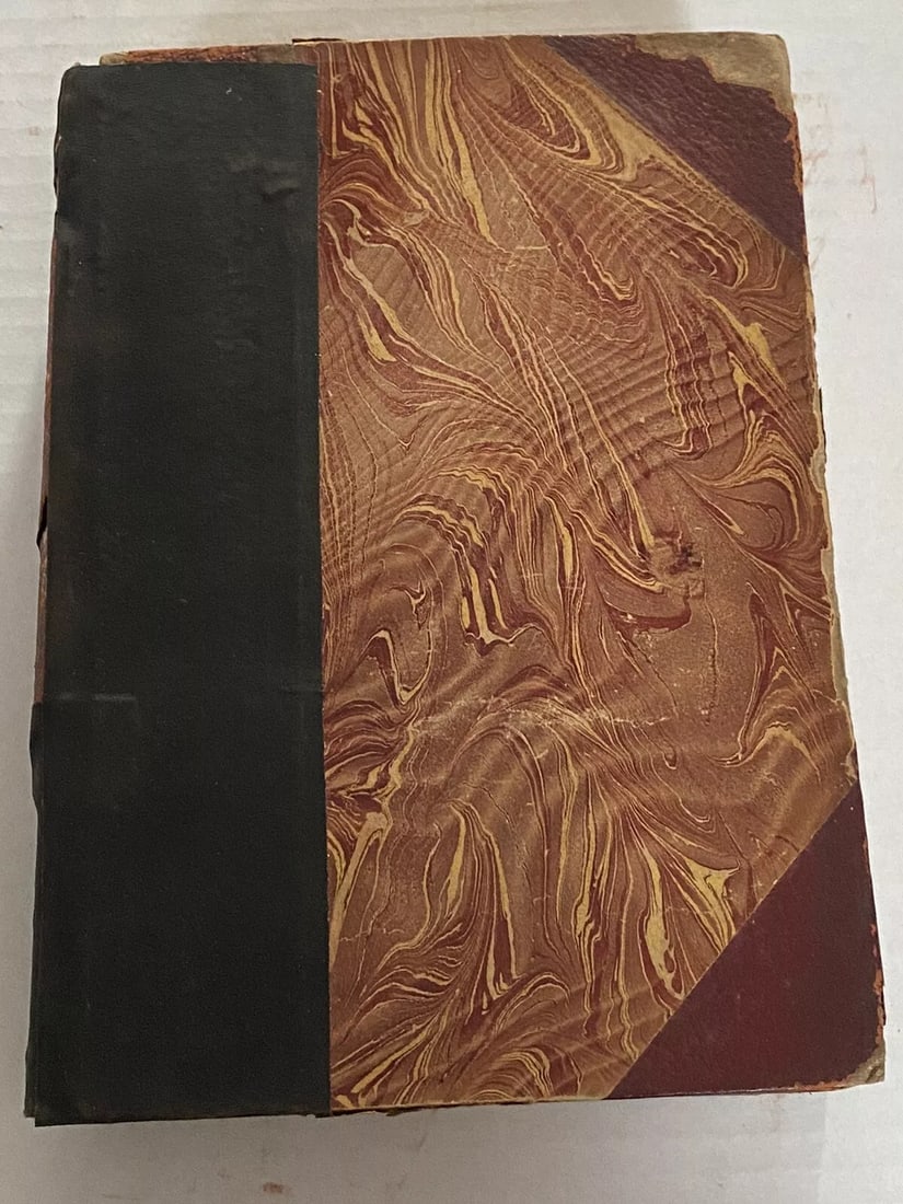 Victor Hugo Les Miserable Book I & II University Society Illustrated1800’s Rare!: Victor Hugo Les Miserable Book I & II Vol. Ii, University Society 1800’s Rare!. Illustrated, Marble Design to Covers with partial leather, marble design endpapers. Gilt upper page edges. Tissue cove