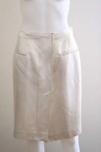 BALENCIAGA PARIS SKIRT 38 100% SILK LINING MADE IN ITALY STYLISH PENCIL: AUTHENTIC BALENCIAGA PARIS SIZE 38 SKIRT 100% SILK LINING ITALY WAIST 28'' LENGTH 22'' HIPS 38'' PLEASE, CHECK OUR OTHER VINTAGE DESIGNER'S UNIQUE COLLECTIONS. Reserve: $280.00 Shipping: