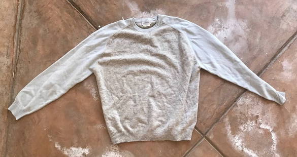 Andrea Fenzi Blue And Gray Cashmere Sweater Barneys New York Size Small: DK Andrei Fenzi Made in Italy Wool and Cashmere Sweater Size Small · Wonderful sweater that is a necessity in your collection. · The fit is lovely. · This is made of wool and cashmere.