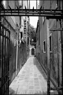Iron Gate, Venice, Italy - Silver Gelatin: Title: Iron Gate, Venice, Italy - Silver Gelatin Photograph - Limited Edition of 10 Artist: Paul Cooklin Origin: United Kingdom Medium: Photography, Gelatin on Paper Dimensions: 16 W x 20 H x 0.1 D in