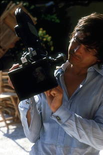 Slim Aarons 'David Bailey' 1968 C Type Print Framed In White: Description Slim Aarons 'David Bailey' 1968 C Type Print Framed In White September 1968: English photographer David Bailey on the Italian island of Capri. (Photo by Slim Aarons) C Type Open Edition Pr
