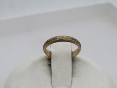 Vintage Sterling and 1/60 14kt Baby Ring, Pre Mid-Century