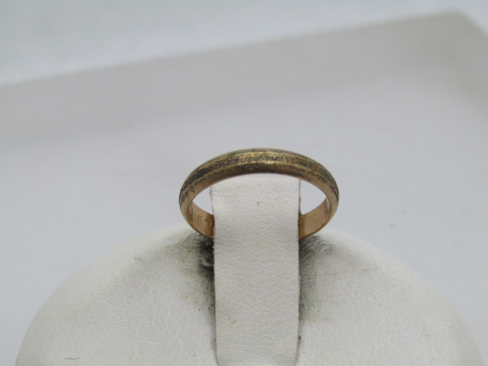 Vintage Sterling and 1/60 14kt Baby Ring, Pre Mid-Century