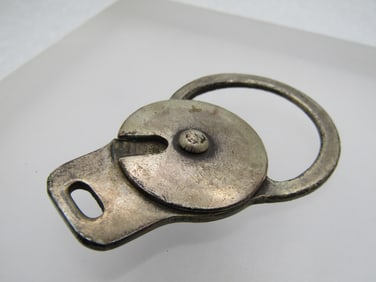 Vintage to Antique Sterling Mechanical Keyholder/Watch Keeper, Mexico