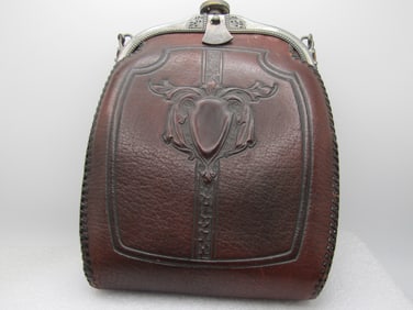 Antique Justin Leather Goods, 1918 Leather Purse