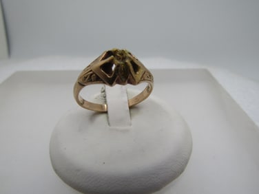 Antique 10kt Ring, Repair or Scrap, Sz. 9, Victorian/Edwardian