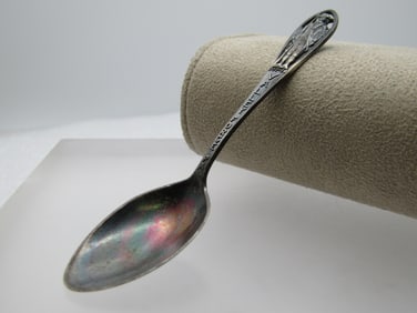 Vintage Sterling Valley Forge Sterling Demitasse Spoon, mid 1900's