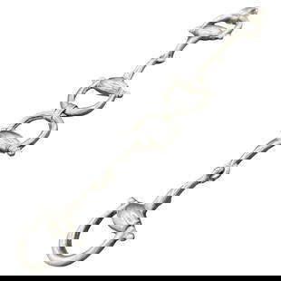 1960's Gucci Horsebit Silver Bracelet by Antonio Fallici: About the ItemAn early 1960's Gucci silver bracelet featuring the classic Horsebit design, a metal piece traditionally used