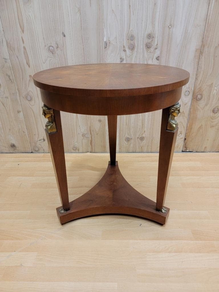 Vintage Neoclassical Style Brass Ormolu Occasional Table By Baker Furniture (1 of 7)