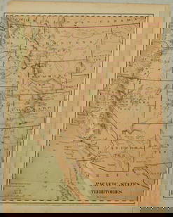 1875 Guyot Map of US West -- Pacific States and Territories: Title/Content: 1875 Guyot Map of US West -- Pacific States and Territories Cartographer: A Guyot Year/Place: 1875, New York Dimensions: 10.3 X 8 in. Description: This is a nice and simple map of the U