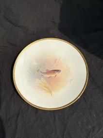 Minton Artist Signed Fish Plate