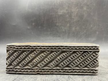Antique Handmade Wooden Wallpaper Stamp