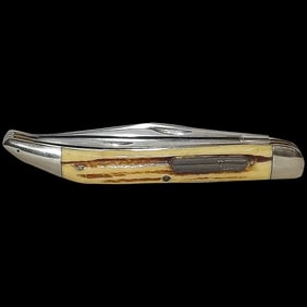Queen Cutlery Co. #46 Toothpick Fish Knife in Winterbottom Bone