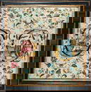 17th Century King and Queen Embroidered Needlework Panels