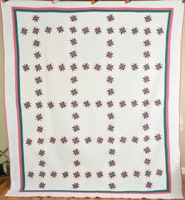 Well Quilted 30's Stars Quilt