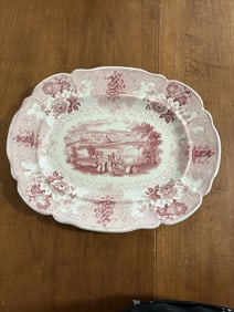 Mosque Of Omar Historical Staffordshire Platter