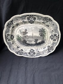 Black Staffordshire Platter