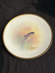 Minton Artist Signed Fish Plate