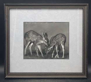 Original Doe Artwork Signed Beth de Loiselle