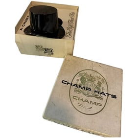 Vintage sales mans sample champ hats