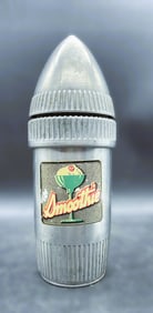 VINTAGE 1940S SMOOTHIE "SATINSMOOTH" ICE CREAM MAKER MIXER ROCKET BULLET RALMAC