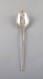 Magnus Stephensen for Georg Jensen. "Argo" soup spoon in sterling silver.: Title:Magnus Stephensen for Georg Jensen. "Argo" soup spoon in sterling silver. Description:Magnus Stephensen for Georg Jensen. "Argo" soup spoon in sterling silver. Measures: 20 cm. In very good cond