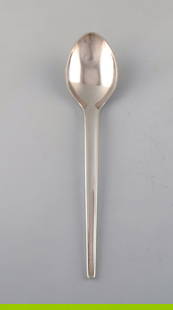 Magnus Stephensen for Georg Jensen. "Argo" dinner spoon in sterling silver.: Title:Magnus Stephensen for Georg Jensen. "Argo" dinner spoon in sterling silver. Description:Magnus Stephensen for Georg Jensen. "Argo" dinner spoon in sterling silver. Measures: 18 cm. In very good