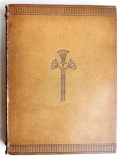 1925 ANTHONY & CLEOPATRA by WILLIAM SHAKESPEARE antique ILLUSTRATED: ANTHONY & CLEOPATRA by WILLIAM SHAKESPEARE LEIPZIG: GRIFFEL VERLAG - SINSEL & CO. 1925 Original blind tooled brown morocco binding by Dubei and Denck, Leipzig (with embossed title at the spine) Illust