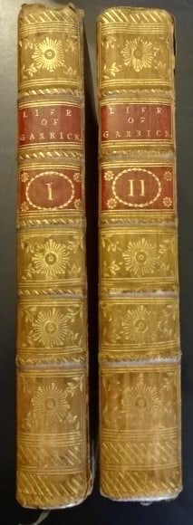 1780 Memoirs of the Life of David Garrick (1 of 4)