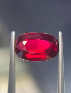 GRS Certified Vivd Red Star Color Ruby Gemstone , Long Cushion Cut Natural Ruby July Birthstone ,: Materials: Gem type: Tourmaline Carat weight: 6.55 &#8226; : Blue Green Tourmaline &#8226; : 6.55 Carat &#8226; : 10.9*9.4*7.8 mm &#8226; : Afghanistan &#8226; : Blue Green &#8226; : Cushion Cut &#822