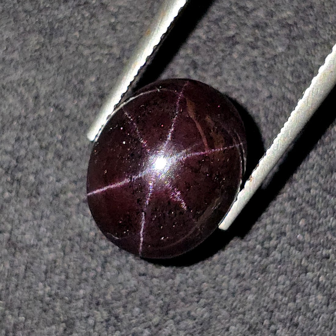 8.86 Ct Unheated Natural Star Garnet (1 of 4)