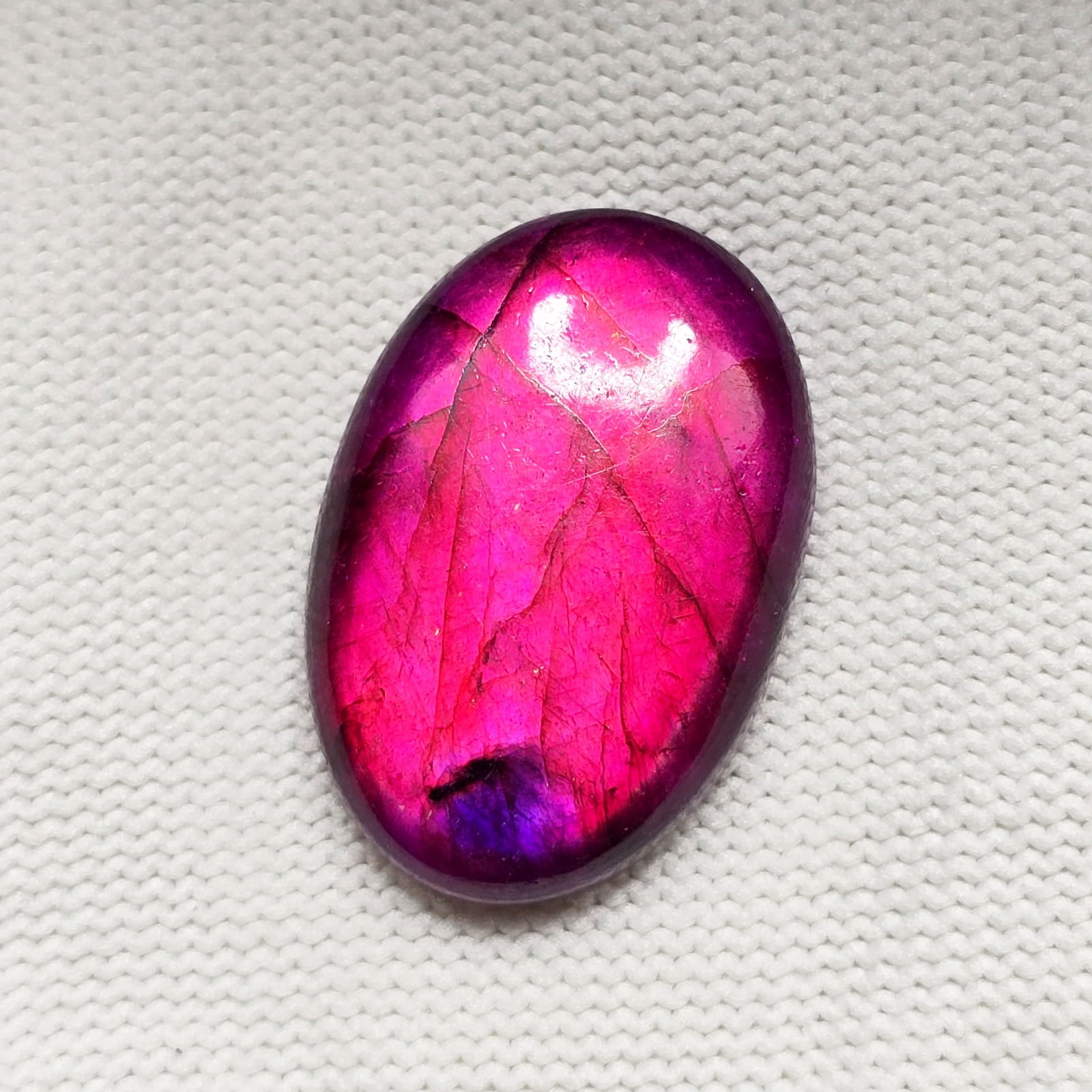 36.45 Ct "Beautiful" Purple Fire Labradorite (1 of 3)