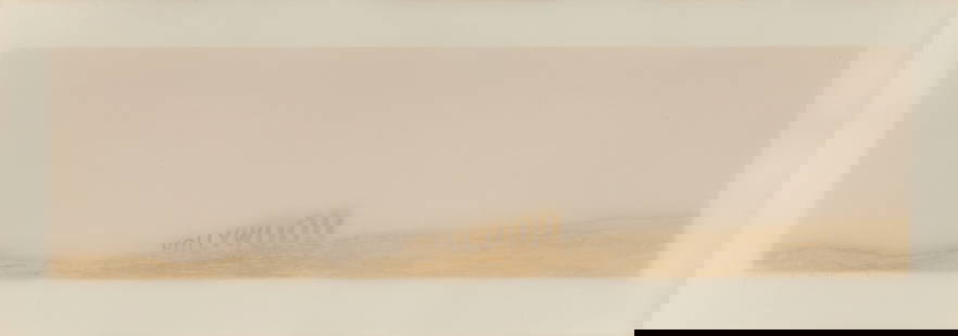 Ed Ruscha "Pepto Caviar Hollywood" Print in Colors: Description: Ed Ruscha 'Pepto Caviar Hollywood' Print in Color measuring at 8x32.5 inchesDate: 1970Material: Fine Art PaperAdditional Information: Possible reproduction/printed later. Reserve: