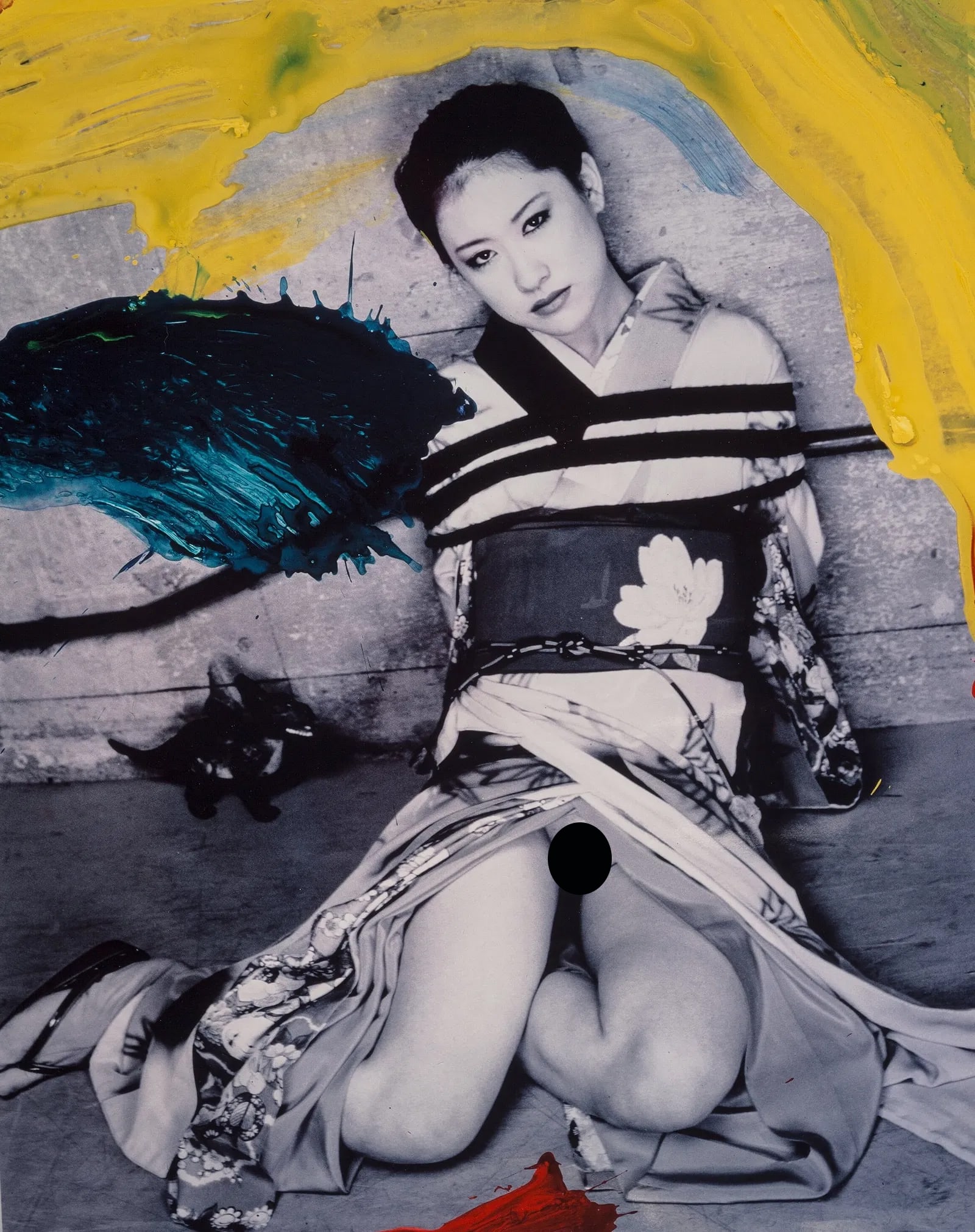 Nobuyoshi Araki 'Lewd Painting' Print: Description: Nobuyoshi Araki 'Lewd Painting' Print measuring at 22x18 inches Date: 2011 Material: Fine Art Paper Additional Information: Possible reproduction/printed later. Reserve: $50.00 Shipping: 