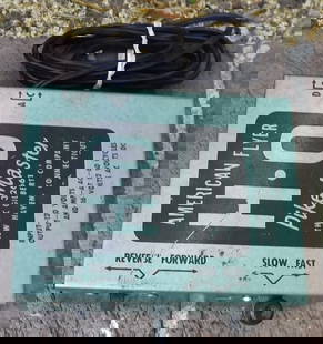 American Flyer train controller.: American Flyer train controller. Reserve: $21.00 Shipping: Domestic: Flat-rate of $18.00 to anywhere within the contiguous U.S. International: Flat-rate of $45.00 to anywhere in the world. Combined sh