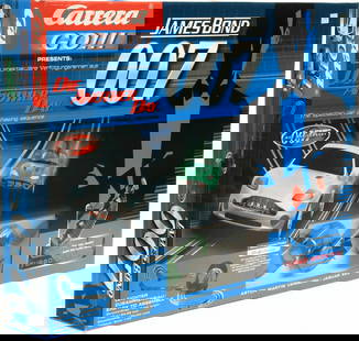 James Bond Carrera racing game, c10.: James Bond Carrera racing game, c10. Reserve: $159.00 Shipping: Domestic: Flat-rate of $59.00 to anywhere within the contiguous U.S. International: Flat-rate of $85.00 to anywhere in the world. Combin