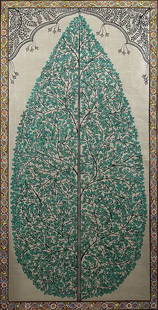 Tree of Life | Pattachitra Painting By Purna Chandra: The Timeless Allure of the Tree of Life This exquisite Pattachitra painting, a masterpiece by the renowned artist Purna Chandra, captures the essence of the Tree of Life – a powerful symbol acro