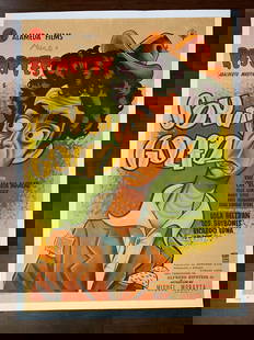 Soy un Golfo - Art by Cabral (1955) 27x37 Mexican Movie Poster LB: Soy un Golfo - Art by Cabral (1955) 27x37 Mexican Movie Poster LB, Please refer to the attached photos to determine the condition of this original vintage item. Note: LB means Linen Backed. Ready for