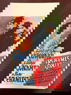 In Name Only - Grant & Lombard - B (1939) US Mini Window Card Movie Poster: In Name Only - Grant & Lombard - B (1939) US Mini Window Card Movie Poster, Please refer to the attached photos to determine the condition of this original vintage item. Note: LB means Linen Backed. R
