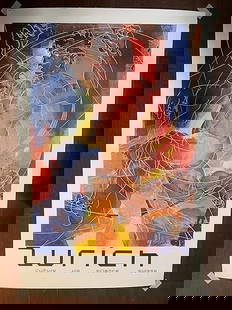 Travel Zurich - Art By Hans Erni (1968) 25.5x40 Swiss Travel Poster LB: Travel Zurich - Art By Hans Erni (1968) 25.5x40 Swiss Travel Poster LB, Please refer to the attached photos to determine the condition of this original vintage item. Note: LB means Linen Backed. Ready