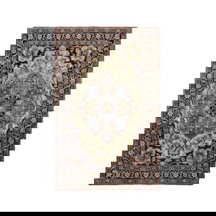 Blue Antique Persian Lavar Kerman Medallion Design Oriental Rug: Title: Blue Antique Persian Lavar Kerman Medallion Design Oriental Rug Description: This is a truly genuine one-of-a-kind. It has been Knotted for months and months in the centuries-old weaving crafts
