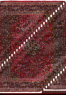 9' x 13' Semi Antique Persian Sheik Safi Safavid Rug 73589: Title:9' x 13' Semi Antique Persian Sheik Safi Safavid Rug 73589 Description:Size in Feet: Width: 9' x Length: 13' Size in Inches: Width: 108 in x Length: 156 in Colors: Red, Blue Grey, Ivory, Black W