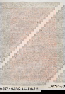11'11'' x 8'5'' Handmade Vintage Wool Rug - 20746: Title: 11'11'' x 8'5'' Handmade Vintage Wool Rug - 20746 Description:Vintage Rug Handmade, handwoven with traditional technique. Low pile, soft rug. Rug Condition : Fully cleaned and ready to use Orig