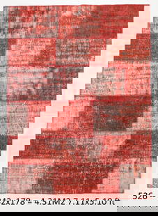 7'12'' x 5'10'' Handmade Vintage Wool Patchwork Rug - 526: Title: 7'12'' x 5'10'' Handmade Vintage Wool Patchwork Rug - 526 Description:Vintage Rug Handmade, handwoven with traditional technique. Low pile, soft rug. Rug Condition : Fully cleaned and ready to