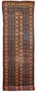 Handmade antique Persian Mashad runner 4.3' x 14' (132cm x 427cm) 1900s: Title: Handmade antique Persian Mashad runner 4.3' x 14' (132cm x 427cm) 1900s Origin:Middle East Dimension: 4.3' x 14' (132cm x 427cm) Materials:wool Year:1900s Description:Handmade antique Persian M