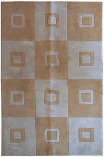 Handmade vintage Chinese Modern rug 3.9' x 5.9' (120cm x 180cm) 1980s: Title: Handmade vintage Chinese Modern rug 3.9' x 5.9' (120cm x 180cm) 1980s Origin:China Dimension: 3.9' x 5.9' (120cm x 180cm) Materials:acrylic Year:1980s Description:Handmade Chinese rug in light