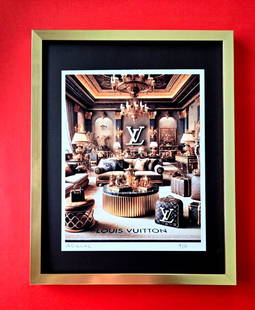 ALEXANDER DULAC + LUXURY Hand Signed Authentic Print Ltd.Ed. of 10 COA: Up for Sale is this Beautiful and Elegant Hand Signed Authentic Giclee by renowned contemporary artist ALEXANDER DU LAC " LOUIS VUITTON SPIRIT" The print is mounted and framed. The area covered by the