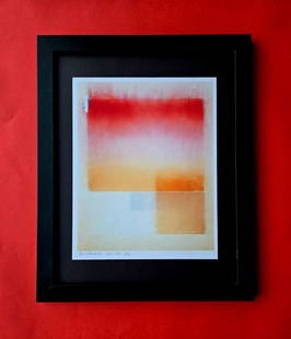 ALEXANDER DULAC Hand Signed Authentic Print | I'M LIKE ROTHKO Ltd.Ed. of 10 COA: Up for Sale is this Beautiful and Elegant Hand Signed Authentic Giclee by renowned contemporary artist ALEXANDER DU LAC " ROTHKO " The print is mounted and framed. The area covered by the whole piece