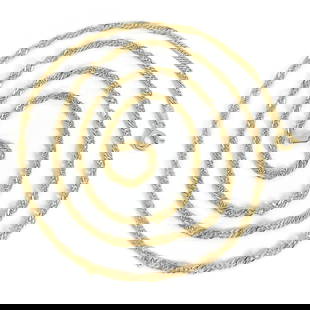 Italian Singapore Chain Necklace 14K Yellow Gold, 24.5 Inches, 2.5 mm, 6.03 Gr: Italian Singapore Chain Necklace 14K Yellow Gold, 24.5 Inches, 2.5 mm, 6.03 Gr This is a classic twisted chain necklace. Please let us know if you have any questions. Metal: 14K yellow gold Weight: 6.